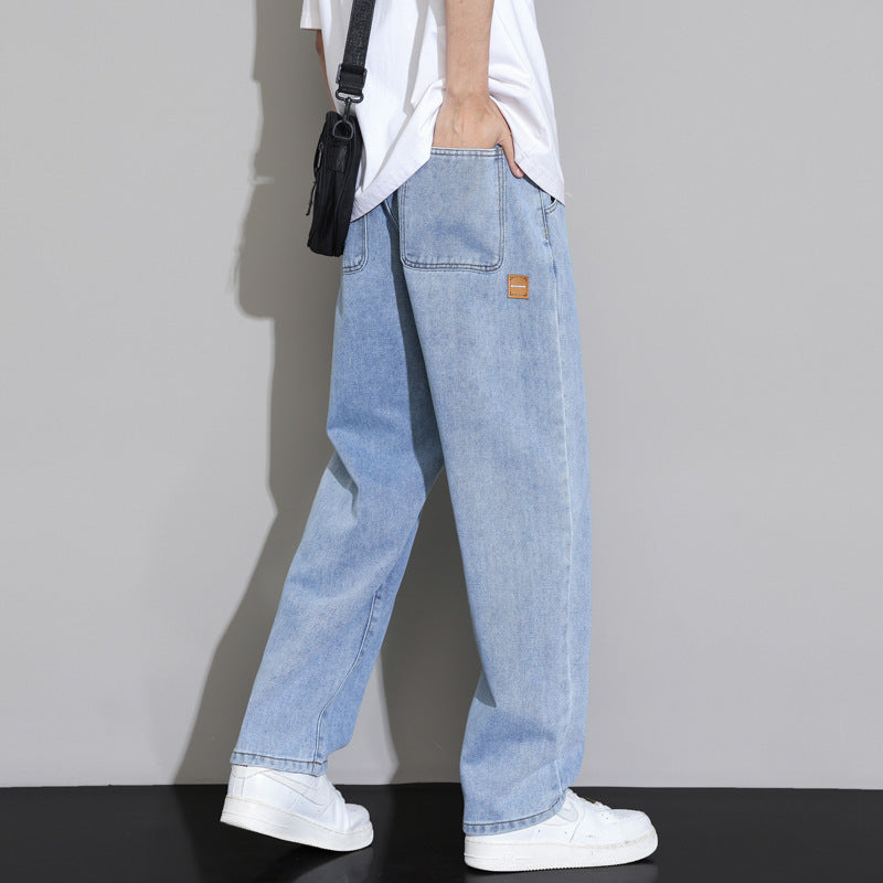Herren lässige weite Jeanshose Echoarchiv