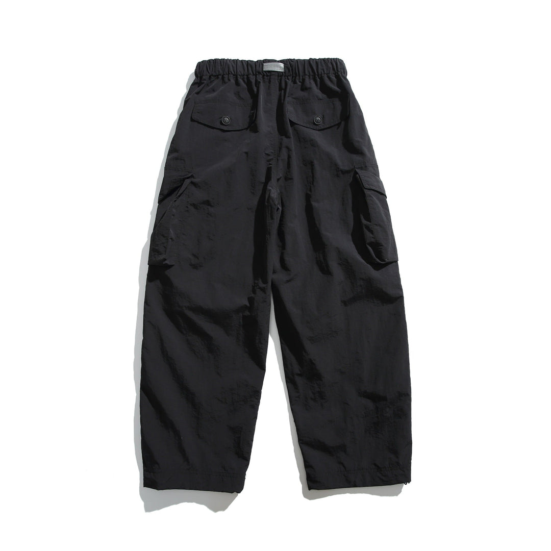 Herren Cargo-Hose im Utility‑Stil mit elastischem Bund und integriertem Gurt Echoarchiv