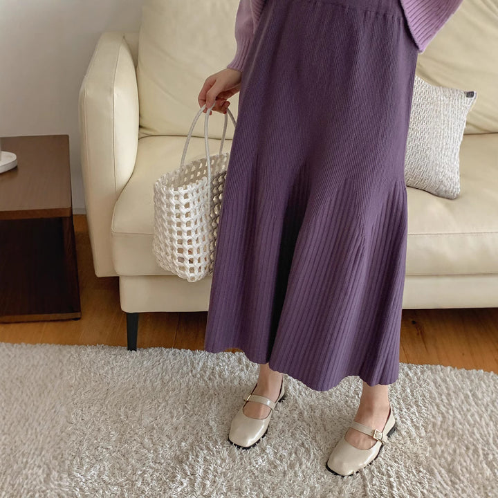 Damen Eleganter, weicher Plisseerock Echo Archiv