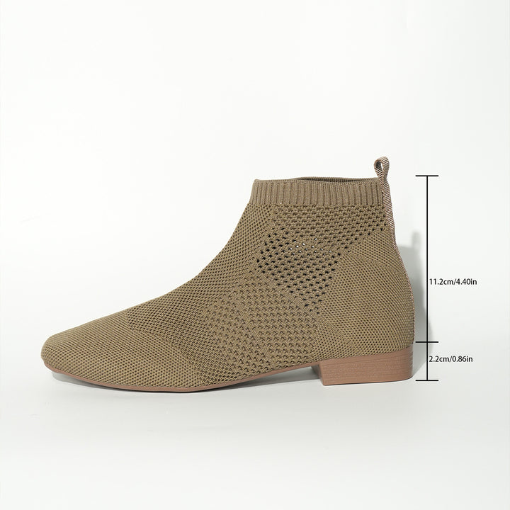 Damen nan gestrickte Sock-Boots mit elastischem Schaft, gepolsterter Innensohle und rutschfester Leichtsohle Echo Archiv