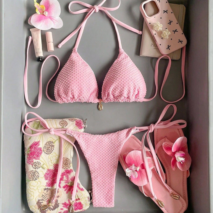 Damen Bikini mit strukturierter Oberfläche Echo Archiv