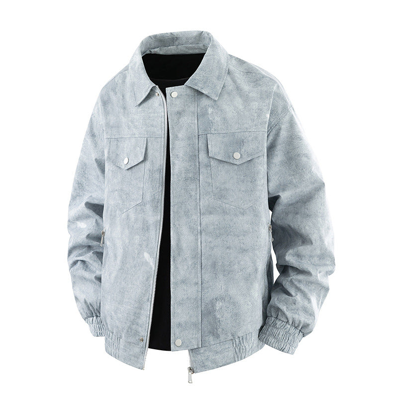 Herren Modische Übergangsjacke mit geschmeidiger Textur