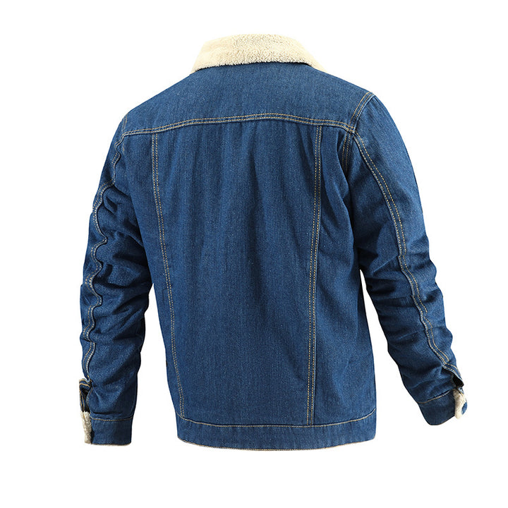 Herren Denim-Jacke mit sherpa Futter Echo Archiv