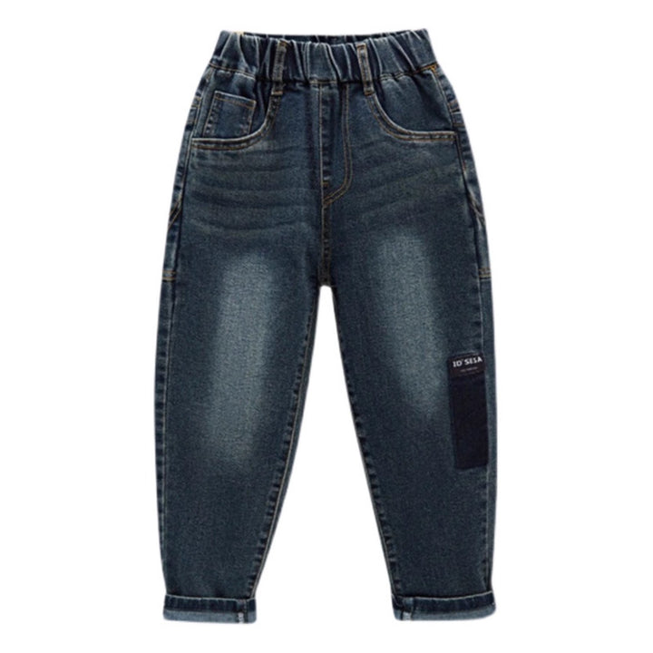 Damen modische Denim-Hose mit elastischem Bund und praktischen Taschen Echo Archiv