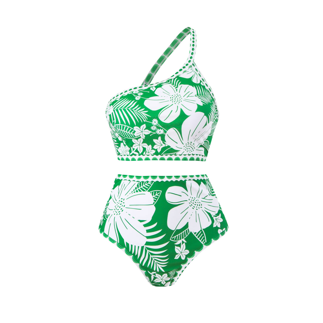 Damen Maxirock mit floralem Print und elastischem Bund – Valéora