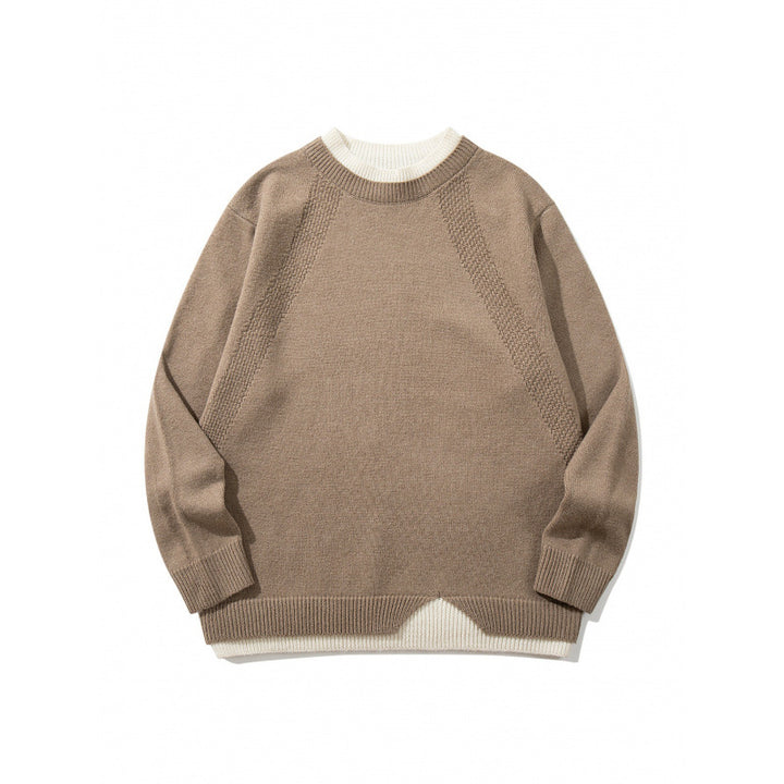 Unisex Feinstrickpullover mit Raglannaht und dreieckigem Saumbesatz Echo Archiv