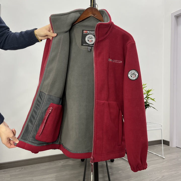 Herren Hohe Funktionale Fleecejacke Echo Archiv