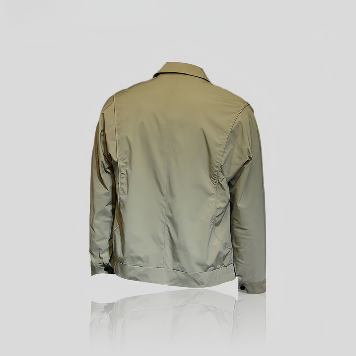 Herren Leichte Coachjacke mit Druckknopfleiste, Hemdkragen & windabweisender Mikrofaser Echoarchiv