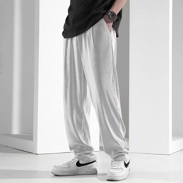 Herren Legere Plissee-Hose Echoarchiv