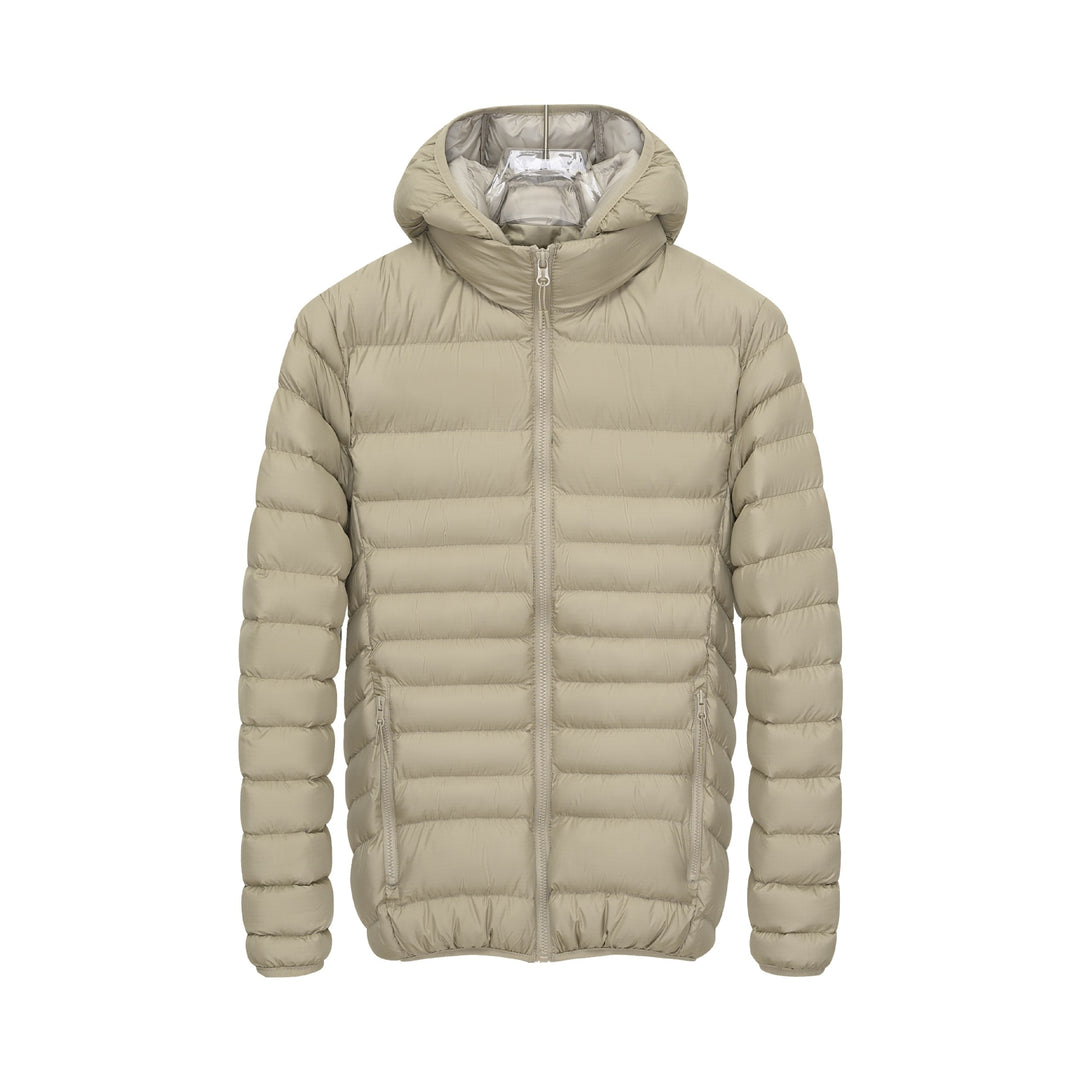 Herren Leichte gesteppte Kapuzen‑Steppjacke mit hohem Kragen, Thermofutter & Reißverschluss Echoarchiv