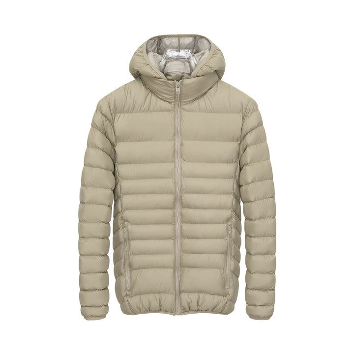 Herren Leichte gesteppte Kapuzen‑Steppjacke mit hohem Kragen, Thermofutter & Reißverschluss Echoarchiv