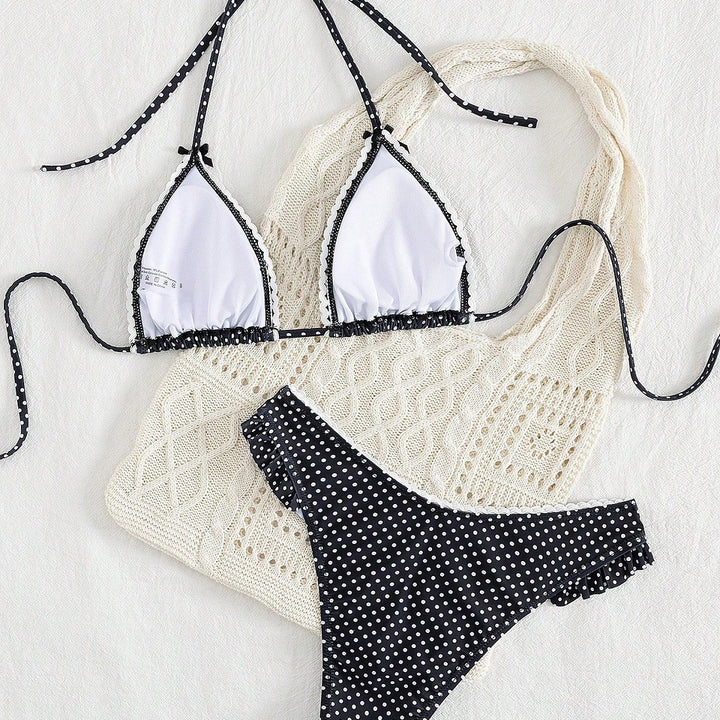 Damen Triangel-Bikini-Set mit verspielten Punkten Echo Archiv