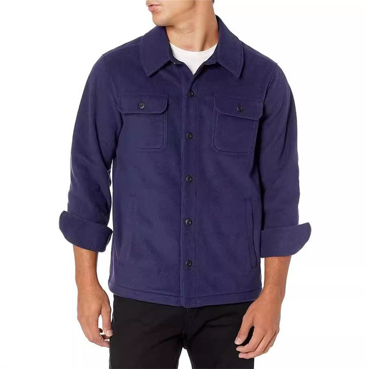 Herren Fleecejacke mit praktischen Taschen Echoarchiv