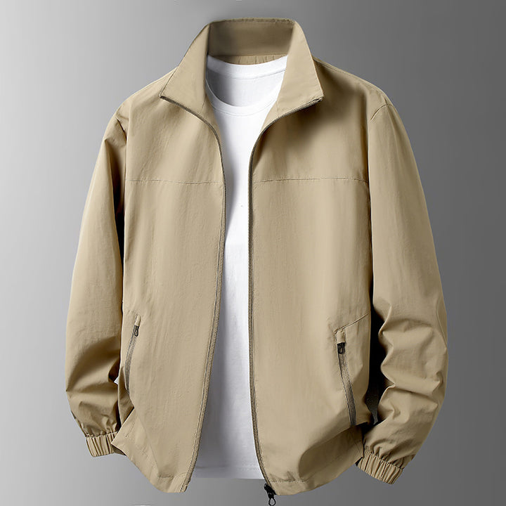 Herren Leichte Übergangsjacke mit hohem Kragen und praktischen Taschen Echo Archiv