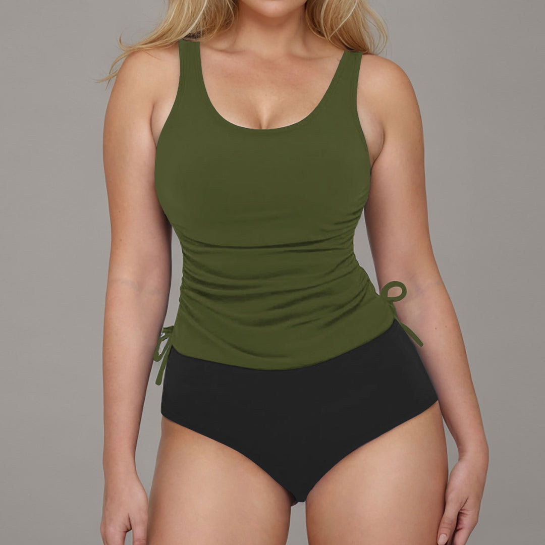 Damen Sportlicher Badeanzug mit floralem Design Echo Archiv