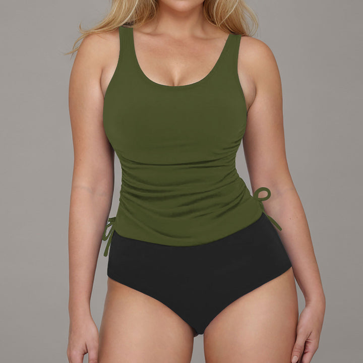 Damen Sportlicher Badeanzug mit floralem Design Echo Archiv