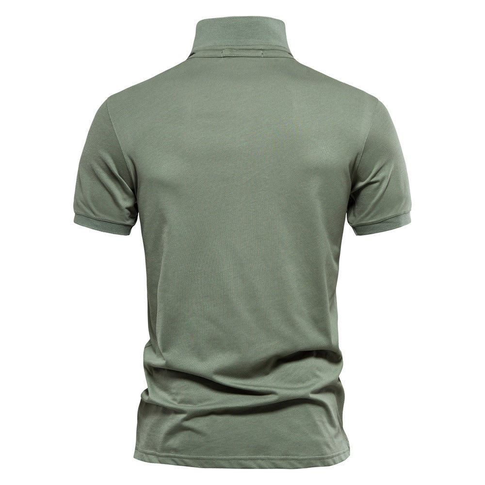 Herren Polo-Shirt mit feiner Piqué-Struktur und klassischem Kragen Echoarchiv