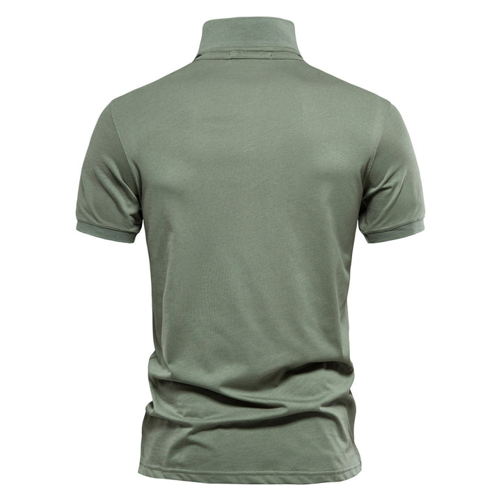 Herren Polo-Shirt mit feiner Piqué-Struktur und klassischem Kragen Echoarchiv
