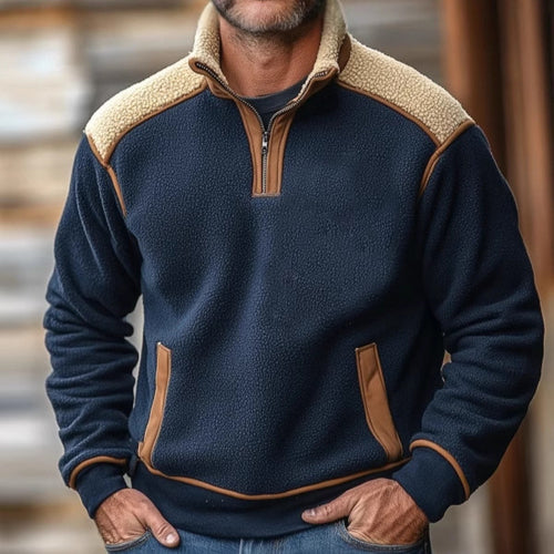 Herren Teddyfleece Pullover Echoarchiv