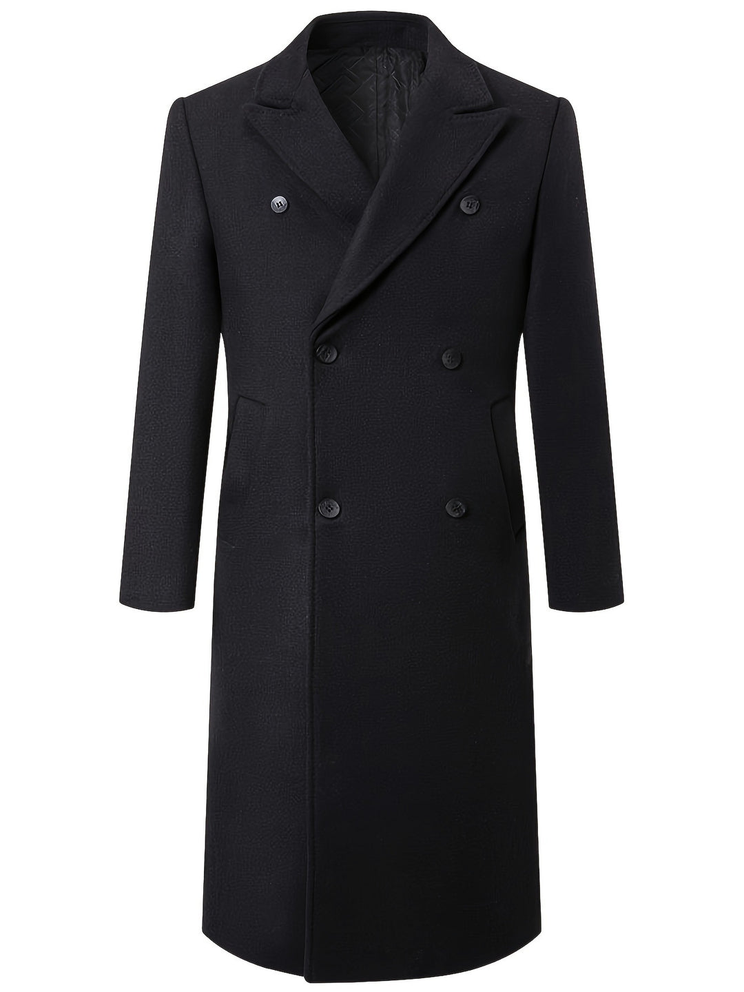 Herren eleganter Doppeltknopf-Trenchcoat Echoarchiv