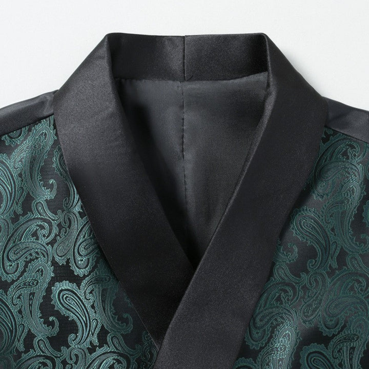 Herren elegante Weste mit luxuriösem Paisleymuster Echoarchiv