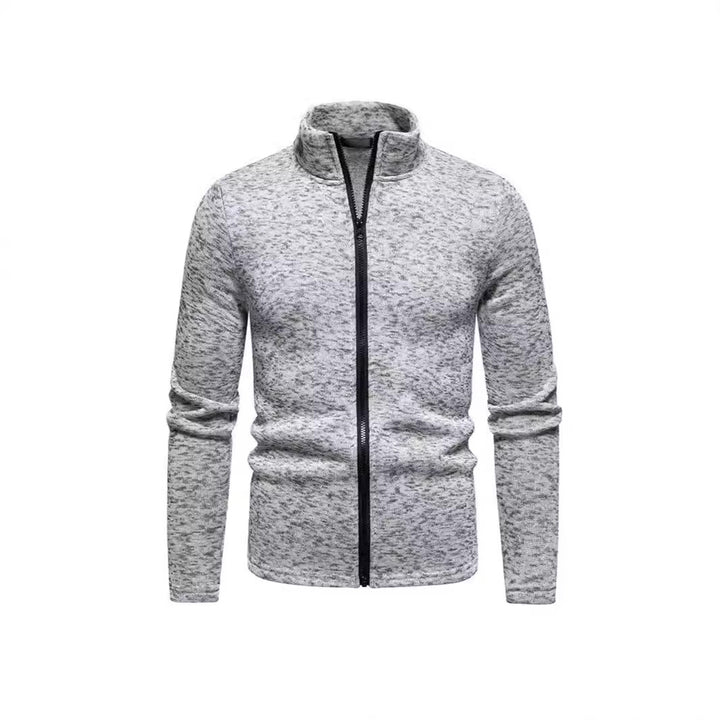 Herren Fleecejacke mit hochschließendem Kragen und durchgehendem Reißverschluss Echoarchiv
