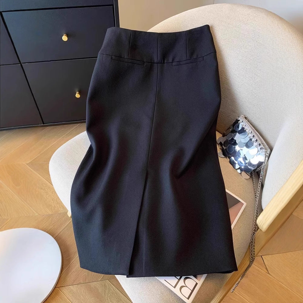 Damen Eleganter Bleistiftrock mit Reißverschluss Echoarchiv