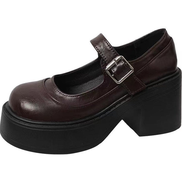 Damen Mary Jane Pumps mit Modernem Design und Hochwertiger Schnalle Echoarchiv