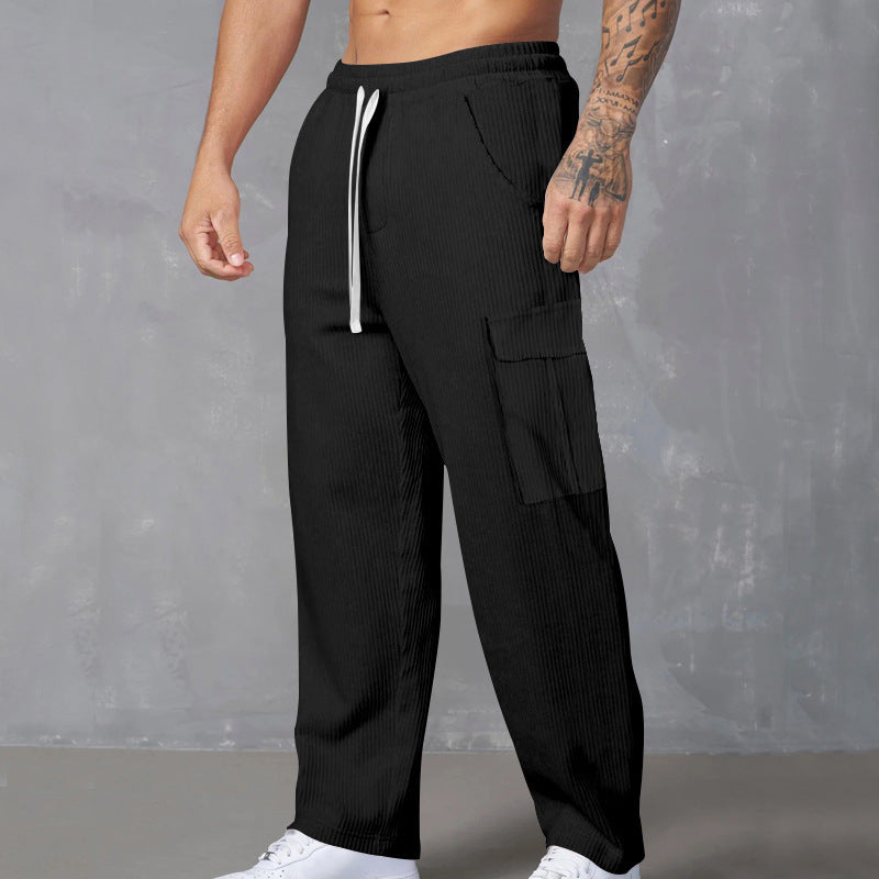 Herren Cargo-Jogginghose mit praktischen Seitentaschen und elastischem Bund Echoarchiv