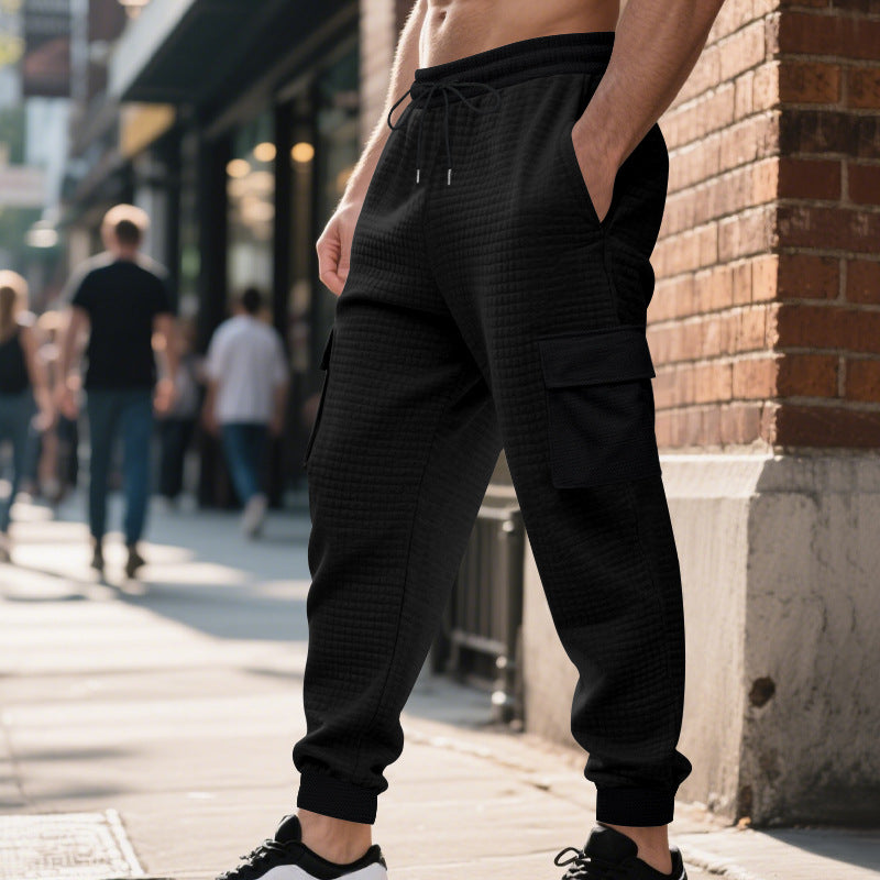 Herren Cargo-Jogginghose mit elastischem Bund und zahlreichen Taschen Echoarchiv