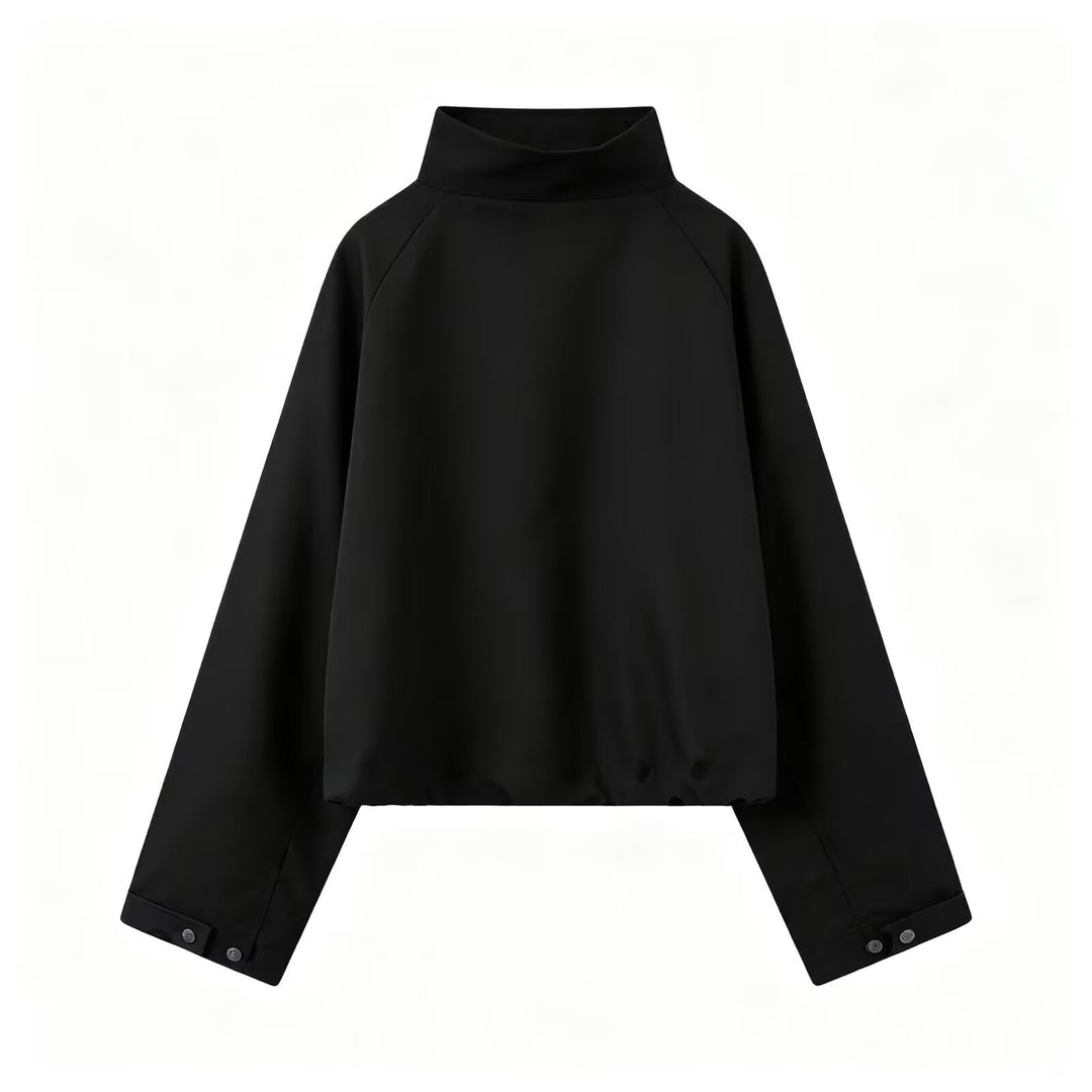 Damen Kurzer Funktions‑Blouson mit hohem Stehkragen und Kordelzugsaum Echo Archiv