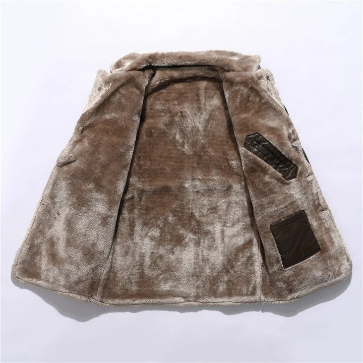 Herren Elegante Lammfelljacke mit modernem Schnitt Echo Archiv