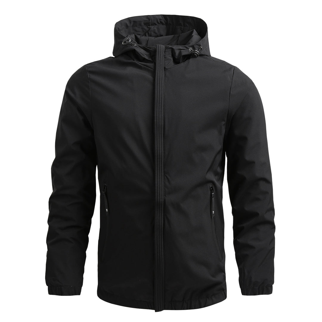 Herren Atmungsaktive Outdoorjacke mit verstellbarem Kragen Echo Archiv