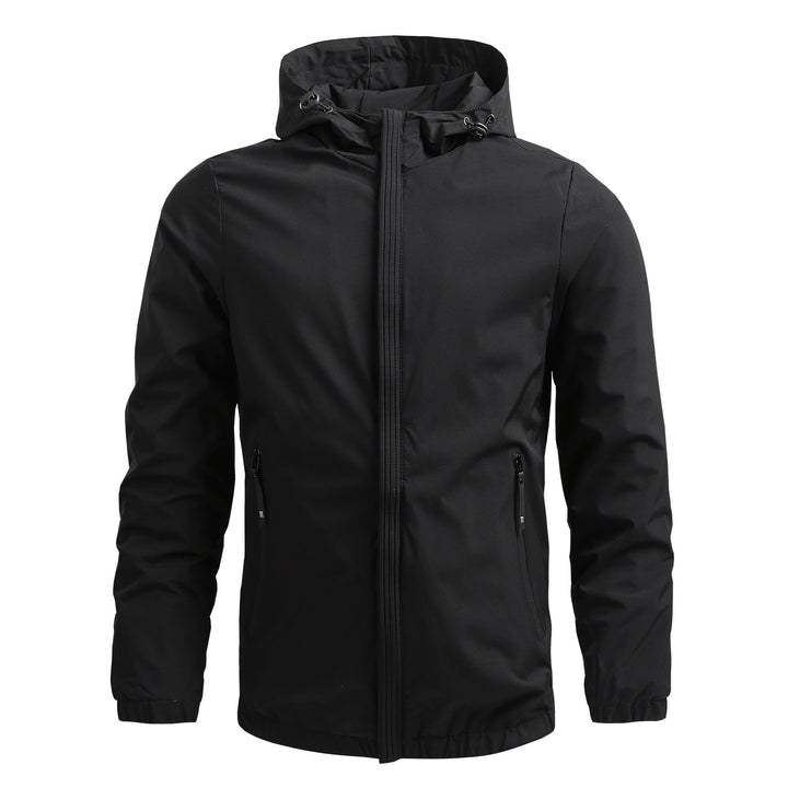 Herren Atmungsaktive Outdoorjacke mit verstellbarem Kragen Echo Archiv