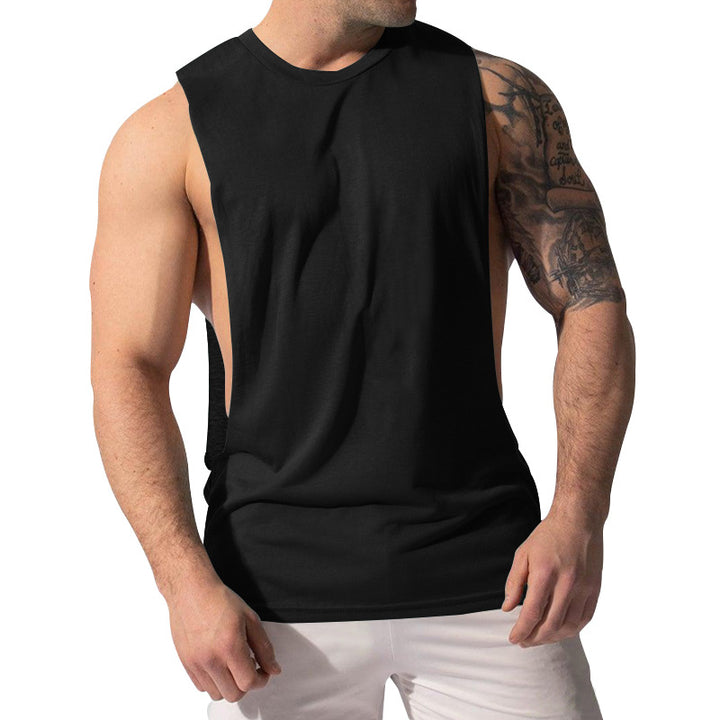 Herren nan Muskelshirt mit extra tiefen Armöffnungen und atmungsaktivem Baumwollmix Echo Archiv