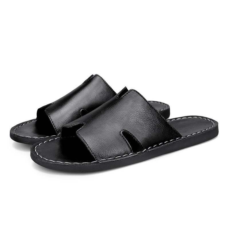 Herren Elegante und bequeme Leder-Sandalen mit verstellbarem Riemensystem – Tavélo