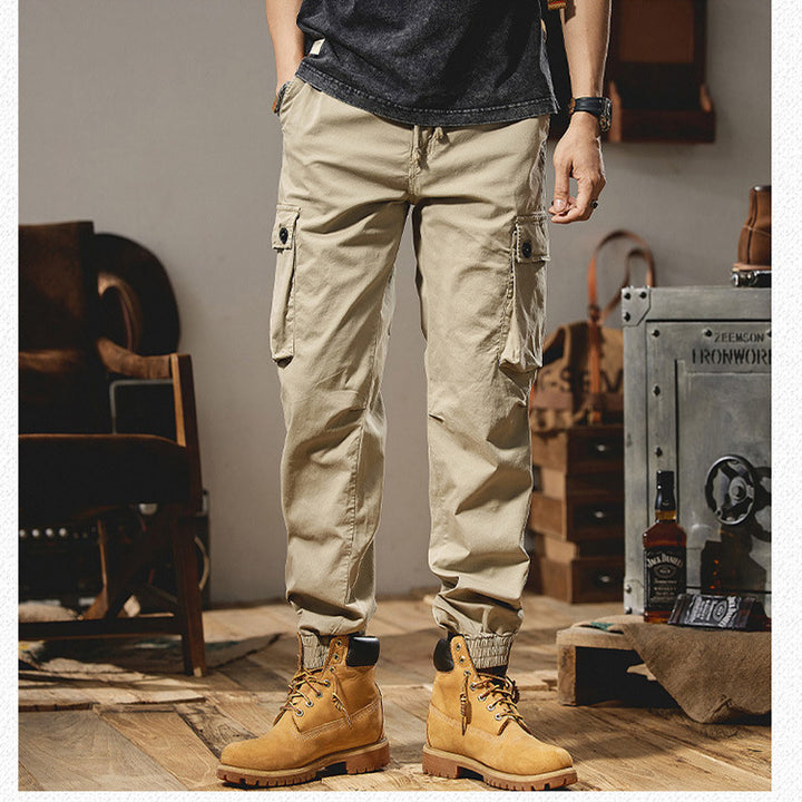 Herren Cargohose mit elastischem Bund und mehreren praktischen Taschen Echoarchiv