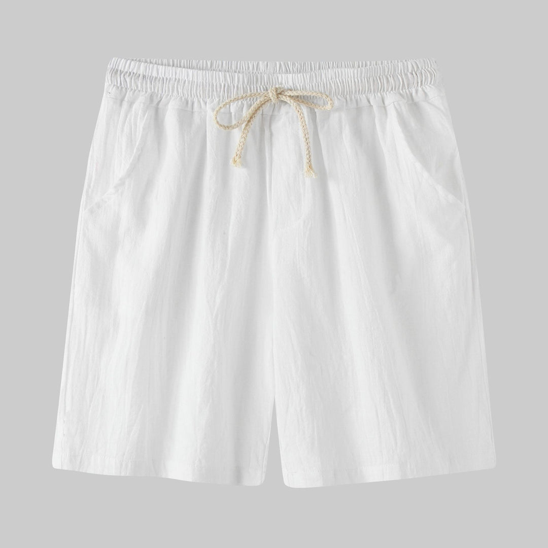 Herren Bermuda-Shorts mit elastischem Bund und seitlichen Taschen Echoarchiv