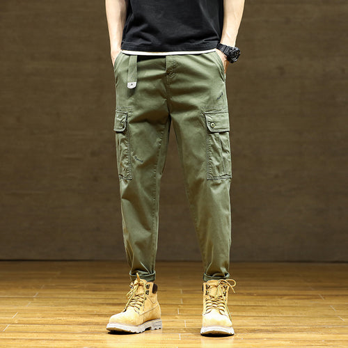 Herren Cargo-Hose mit praktischen Taschen und verstellbarem Bund Echoarchiv