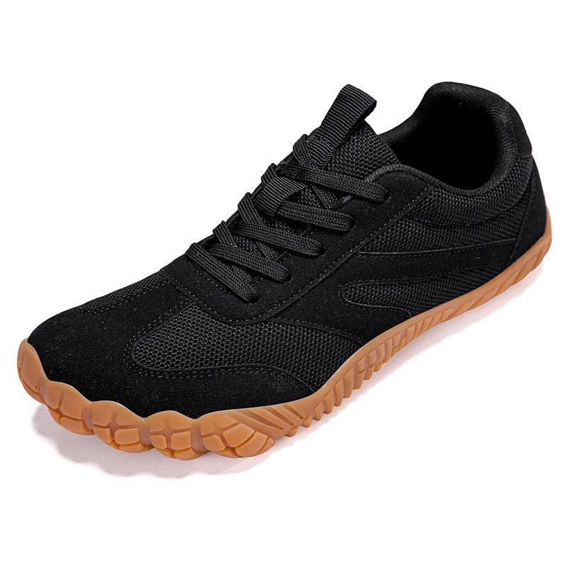 Unisex atmungsaktive Mesh-Sneaker mit Wildleder-Overlays, flexibler Profilsohle und ergonomischem Fußbett – Norré