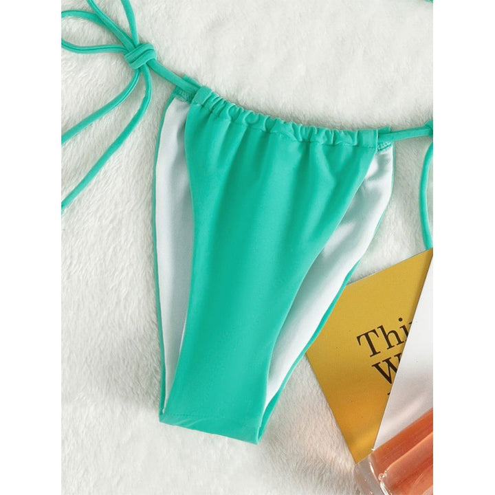 Damen Triangel-Bikini mit verstellbaren Bindebändern Echo Archiv