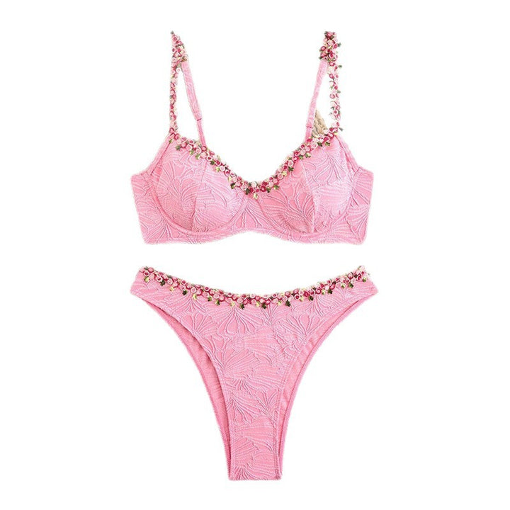 Damen Bikini-Set mit floralen Applikationen Echo Archiv