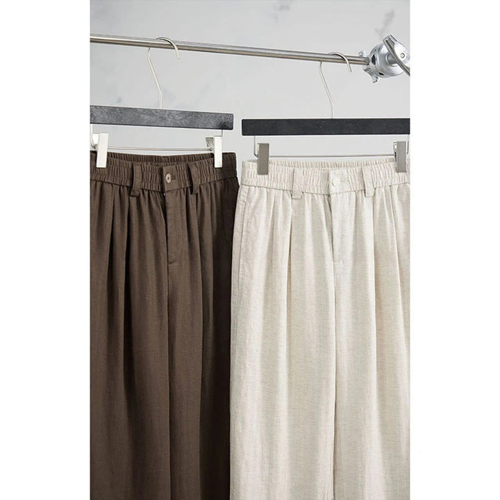 Damen Weitgeschnittene Leinenhose Echo Archiv
