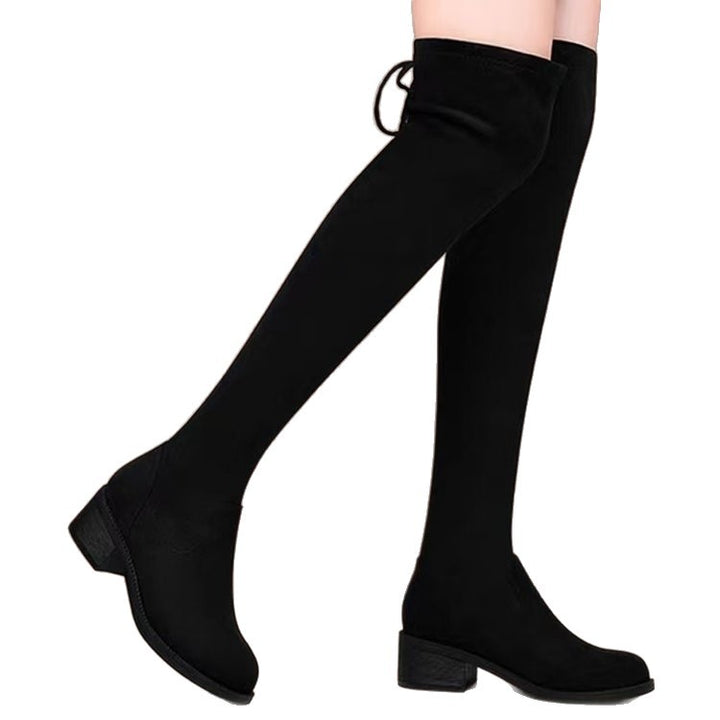 Damen Überknie Stiefel Echo Archiv