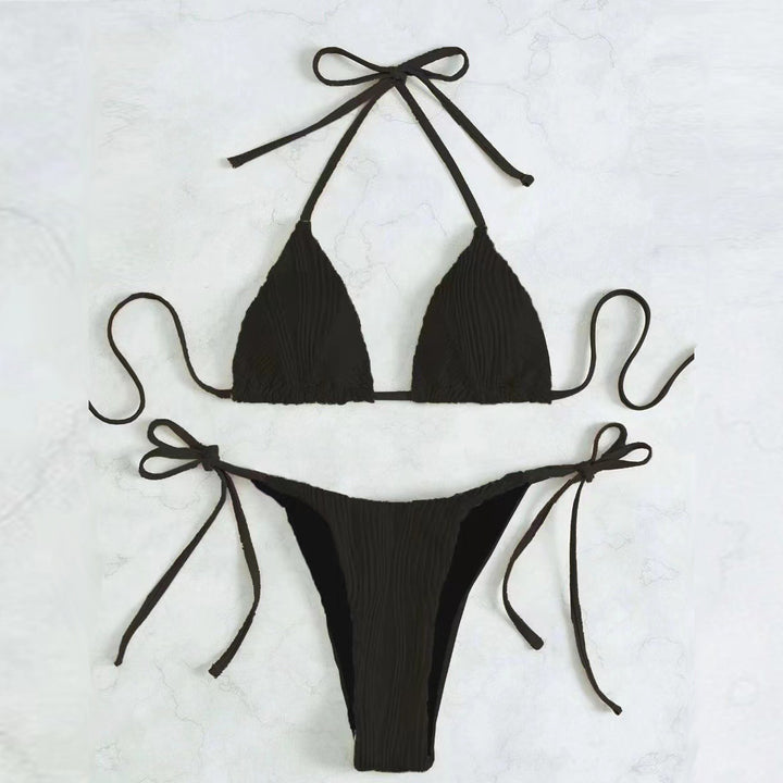 Damen Triangel-Bikini-Set mit eleganter Rüschendetail Echo Archiv