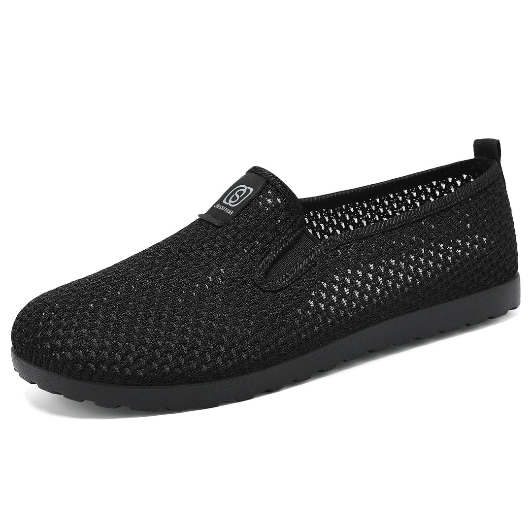 Damen nan atmungsaktiver gestrickter Slipper mit elastischem Einstieg und dämpfender EVA-Laufsohle Echo Archiv
