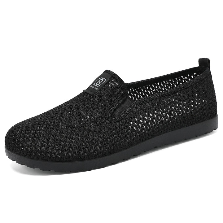 Damen nan atmungsaktiver gestrickter Slipper mit elastischem Einstieg und dämpfender EVA-Laufsohle Echo Archiv