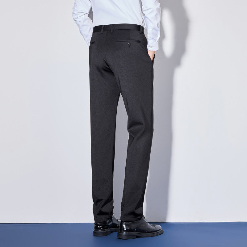 Herren Elegante Business-Hose mit geradem Schnitt und elastischem Bund Echo Archiv