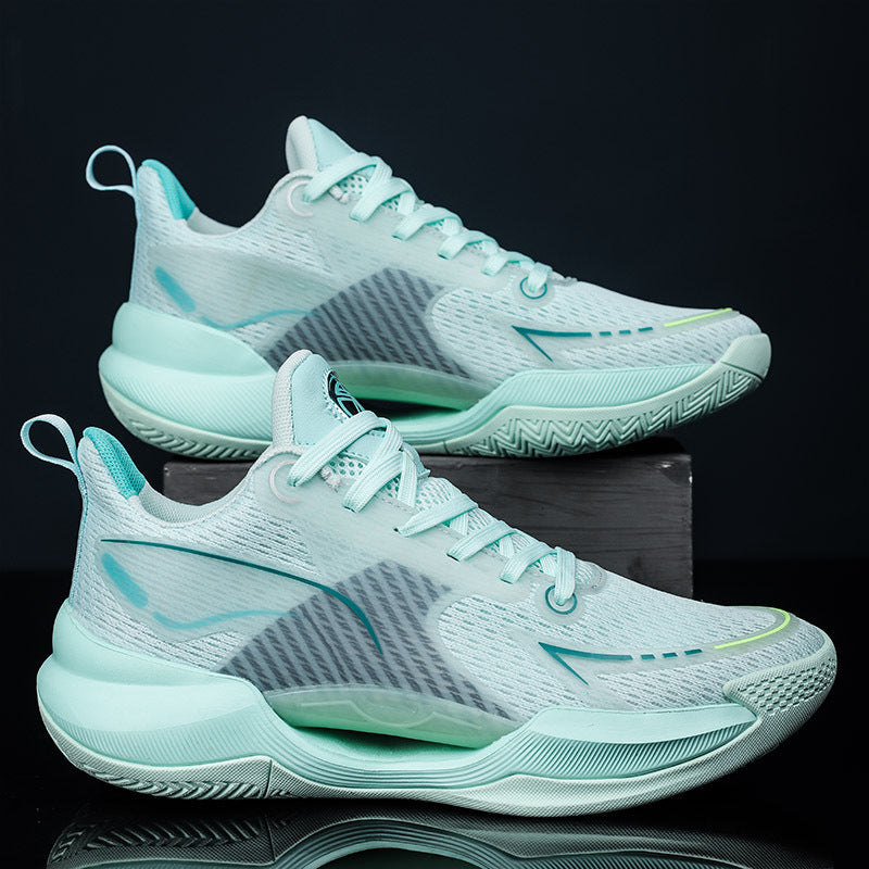 Herren niedriger Basketball-Sneaker mit stabilisierender TPU-Brücke und reaktiver EVA-Zwischensohle – Tavélo