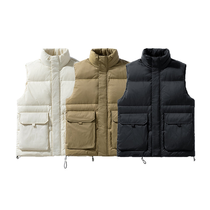Herren Wattierte Outdoor-Steppweste mit großen Klapptaschen Echo Archiv